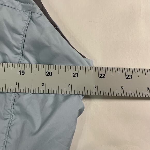 The North Face M Nuptse Puffer Vest Light Blue 700 Down Fill Zip Pockets - Picture 6 of 8